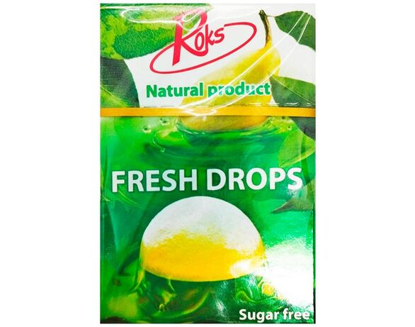 Карамель льодяникова Roks Fresh drops Без цукру 30 г Аврора картинка 3 купити