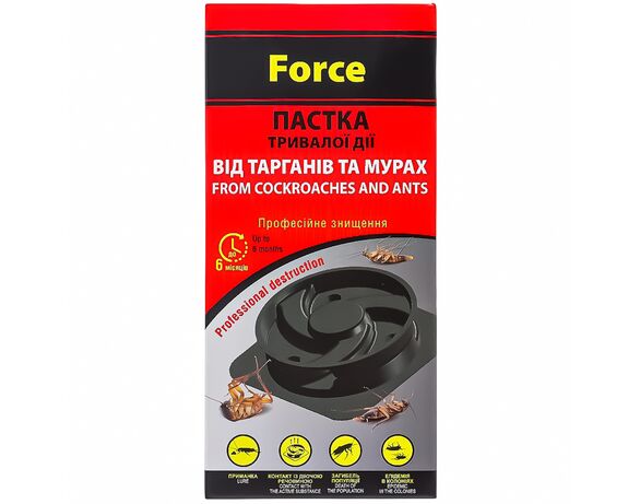 Набір пасток від тарганів Force Професіонал знищення 6 шт/уп Аврора купити