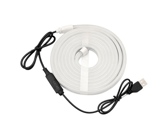 Стрічка LED USB неонова RGB на дистанційному керуванні 2 м Аврора картинка 2 каталог