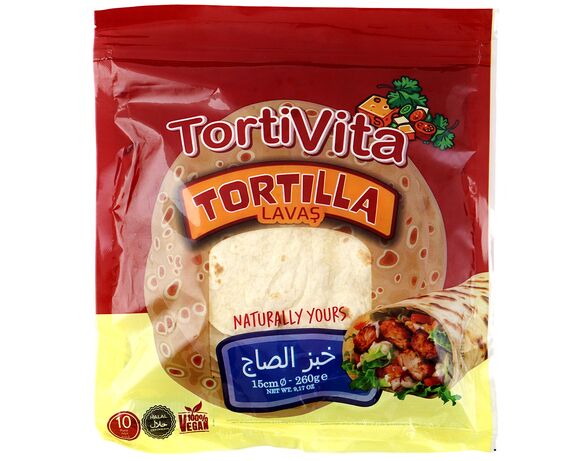 Тортильї пшеничні TortiVita 260 г 10шт/уп Аврора фото