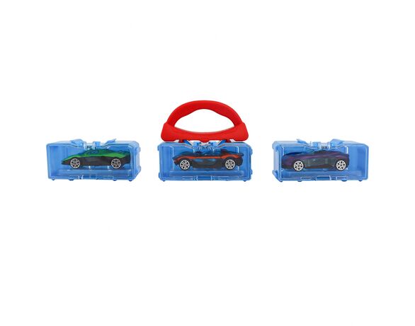 Набір машинок іграшкових Toi-Toys Turbo Racers у кейсі Аврора картинка 2 фото