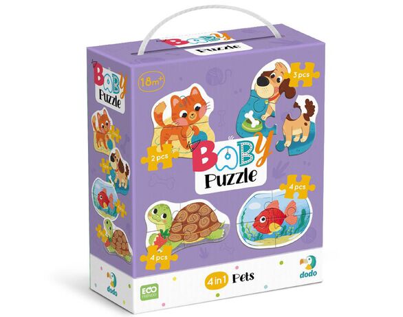 Пазли картонні 4в1 DoDo Baby в асортименті Аврора ціна