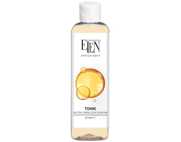 Тонік для обличчя ELEN cosmetics Antioxidant з вітаміном С 200 мл в інтернет-магазині Аврора