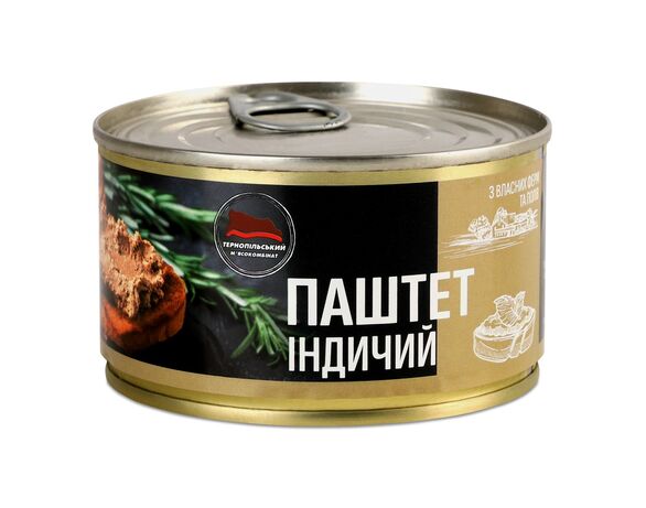 Паштет індичий ТМК ж/б 225 г Аврора каталог