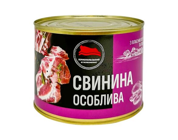 Консерва м'ясна ТМК Свинина особлива ж/б 525 г Аврора купити