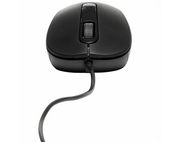 Миша комп'ютерна дротова Hоlmer M-01OF USB чорна Аврора картинка 5 купити