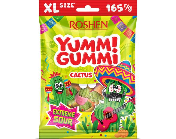 Цукерки желейні Yummi Gummi Cactus 165 г Аврора дешево