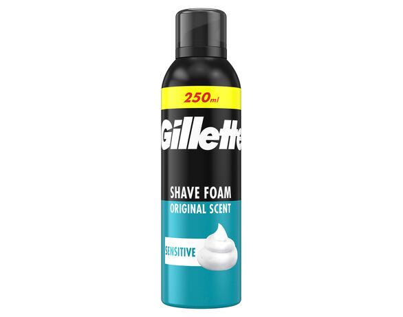 Піна для гоління GILLETTE Original Sensitive 250 мл Аврора каталог