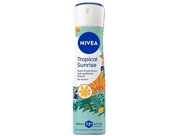 Антиперспірант жіночий NIVEA DEO Тропічний світанок спрей 150 мл Аврора каталог