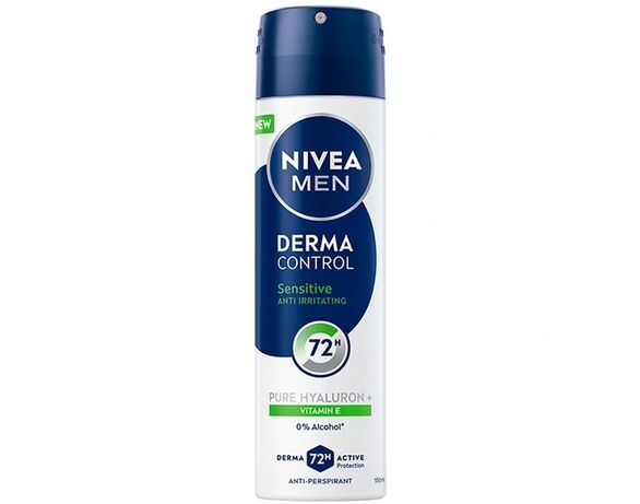Антиперспірант чоловічий NIVEA DEO Дерма контроль спрей 200 мл Аврора фото