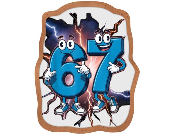 Пряник імбирний фігурний Добрик Six seven 25 г Аврора картинка 2 фото