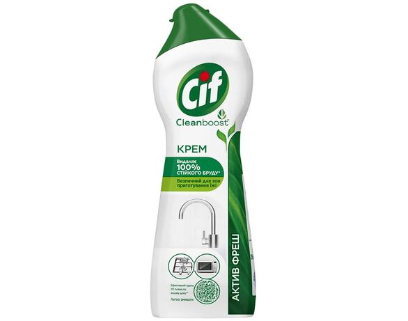 Крем для чищення універсальний Cif Active Fresh 250 мл Аврора відгуки