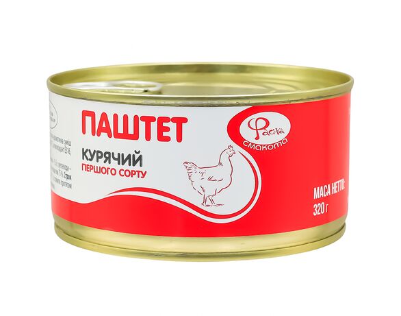 Паштет курячий Файна Смакота 320 г Аврора вартість