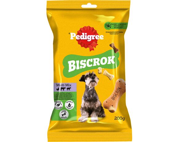 Ласощі для собак PEDIGREE Biscrok Multi mix 200 г Аврора відгуки