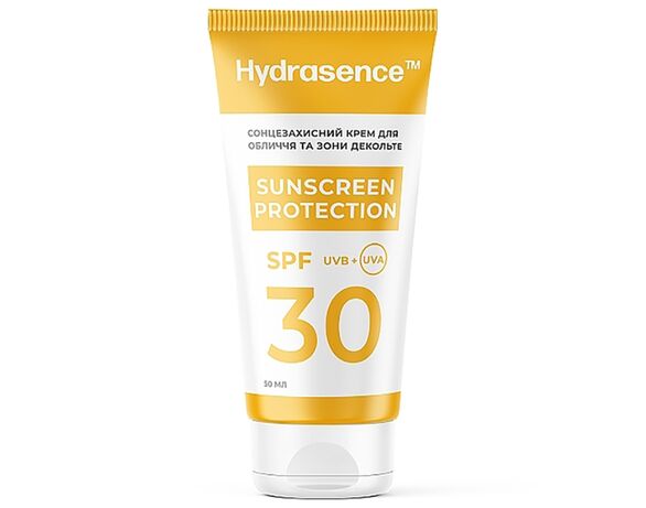 Крем для обличчя та декольте сонцезахисний Hydrasence SPF30 50 мл в інтернет-магазині Аврора