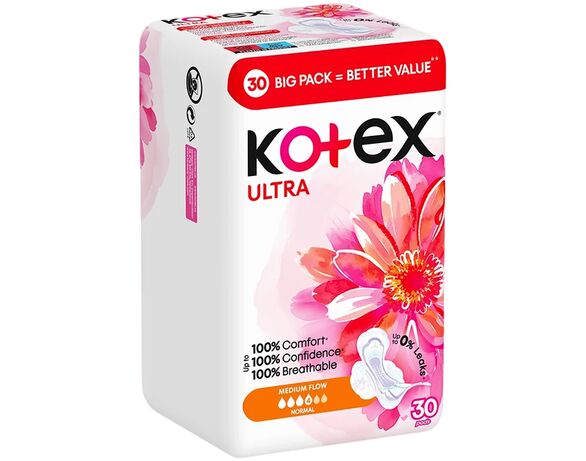 Прокладки гігієнічні Kotex Ultra Normal Quadro 30 шт/пач в Аврорі