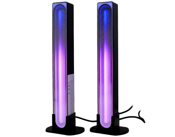 Набір світильників LED USB RGB 2 шт Аврора картинка 10 фото