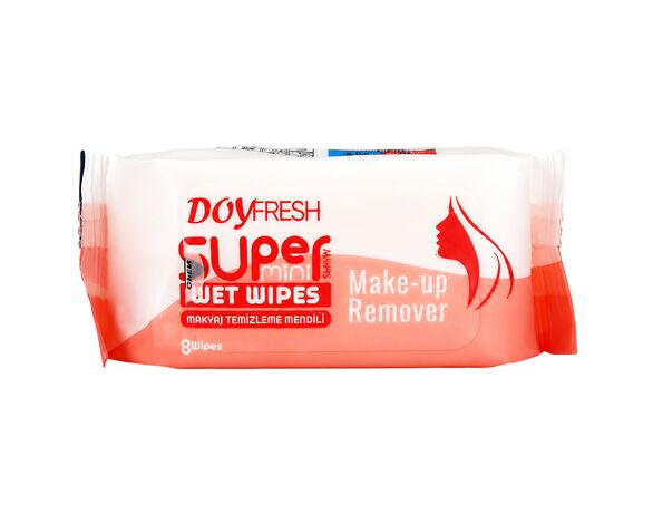 Серветки вологі для зняття макіяжу DOYFRESH міні 8 шт/уп Аврора купити