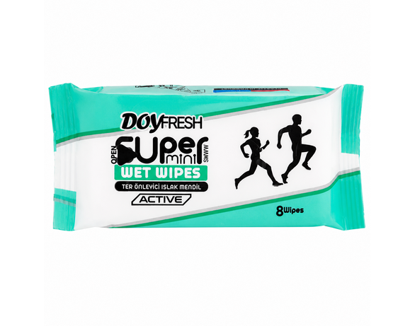 Серветки волологі антиперспірант DOYFRESH Active міні 8 шт/уп в Аврорі