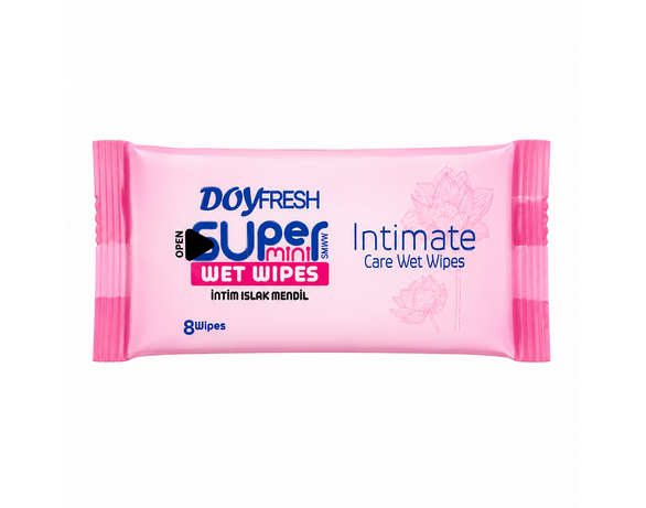 Серветки вологі для інтимної гігієни DOYFRESH міні 8 шт/уп Аврора ціна