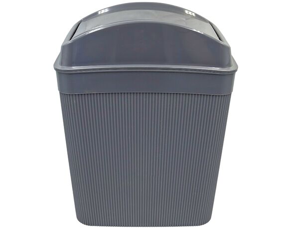 Відро для сміття пластикове з поворотною кришкою Sun Plast 2,5 л Аврора картинка 3 з доставкою