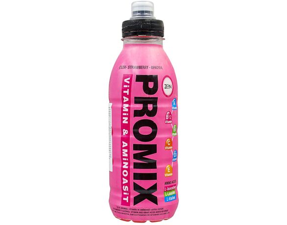 Напій безалкогольний негазований ZEN PROMIX Полуниця з вітамінами та амінокислотами 500 мл в Аврорі