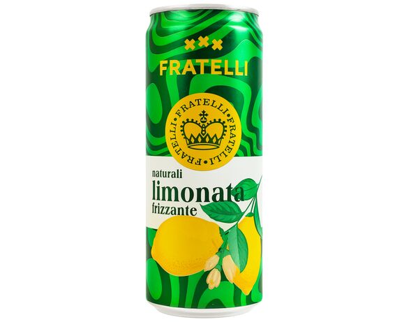 Напій безалкогольний сильногазований FRATELLI Naturali Limonata Frizzante 330 мл Аврора каталог