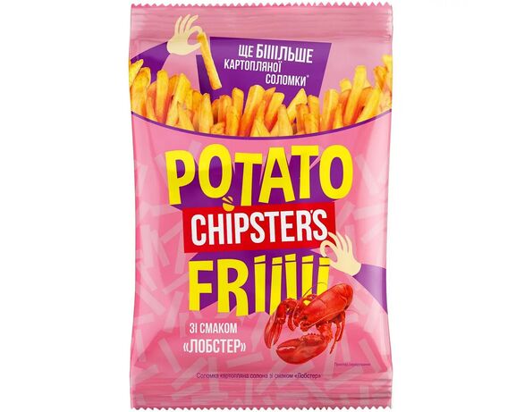 Соломка картопляна CHIPSTER'S Лобстер 70 г в інтернет-магазині Аврора