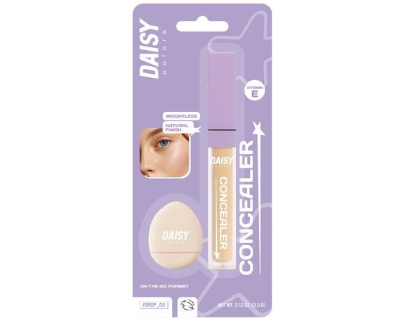 Консилер для обличчя зі спонжем DAISY COLORS №01 3,5 г Аврора каталог