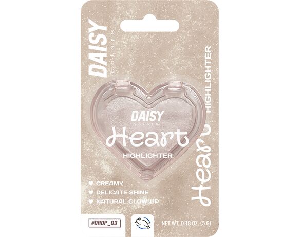 Хайлайтер для обличчя кремовий DAISY COLORS Heart 5 г Аврора купити