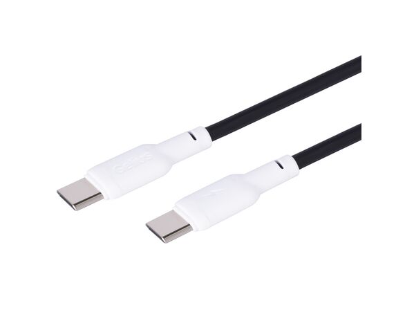 Кабель Type-C-Type-C Gelius Full Silicon GP-UCN001CC чорно-білий 1,2 м Аврора картинка 2 недорого