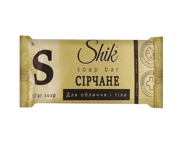 Мило туалетне тверде Shik Сірчане 140 г Аврора недорого
