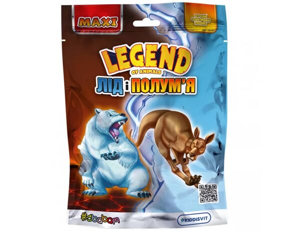 Стретч-іграшка колекційна #Sbabam серія Legend of animals ЛІД І ПОЛУМ'Я Аврора каталог
