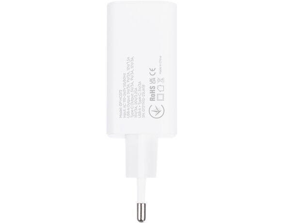Адаптер зарядний мережевий Gelius IONYX GP-HC072 Type-C+USB-A білий Аврора картинка 4 відгуки