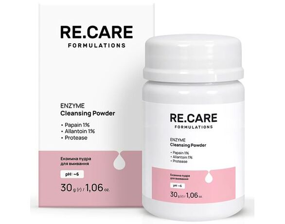 Пудра для вмивання обличчя RE.CARE Enzyme Cleansing 30 г Аврора картинка 2 вартість