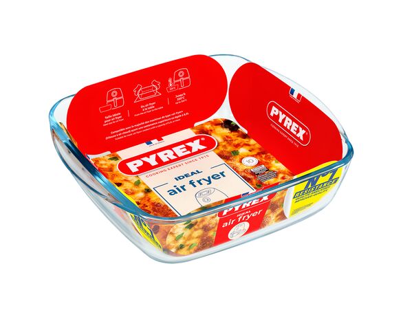 Форма для випікання скляна PYREX AIRFRYER 25x22x7 см 2,2 л Аврора з доставкою