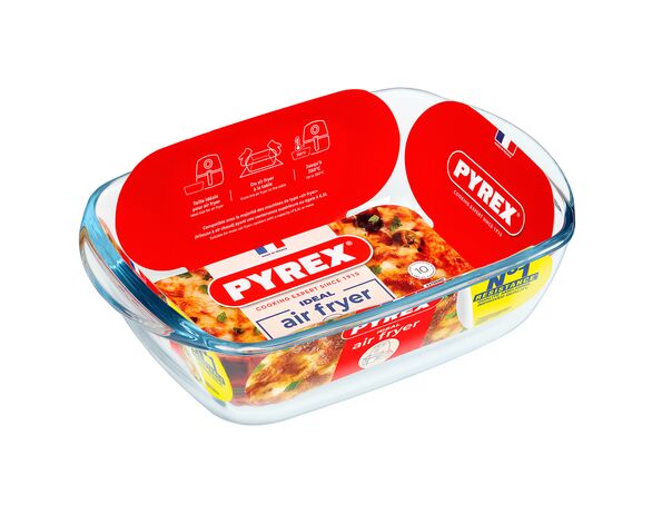 Форма для випікання скляна PYREX AIRFRYER 23x15x6 см 1,2 л Аврора відгуки