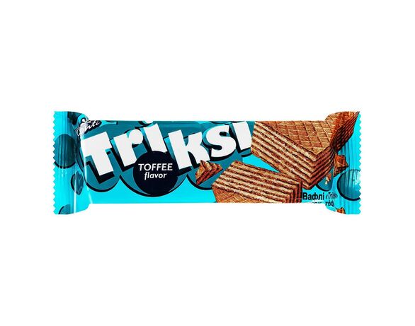 Вафлі Konti Triksi зі смаком тоффі 32 г Аврора з доставкою