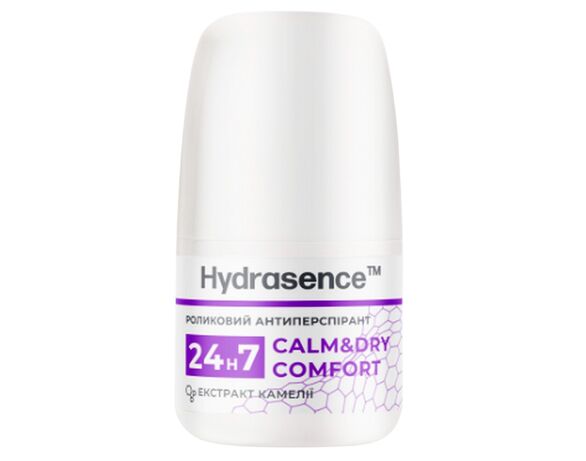 Антиперспірант жіночий Hydrasence Calm&Dry Сomfort роликовий 50 мл Аврора каталог