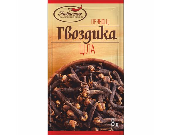 Гвоздика ціла сушена Любисток 8 г Аврора каталог