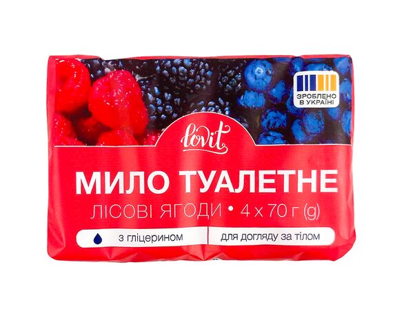 Мило туалетне тверде Lovit Лісові ягоди 280 г в інтернет-магазині Аврора