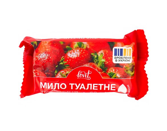 Мило тверде туалетне Lovit Полуниця 60 г Аврора з доставкою