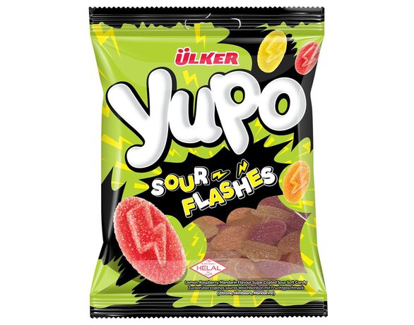 Цукерки желейні ULKER Yupo Sour Jelly з кислою посипкою 65 г Аврора недорого