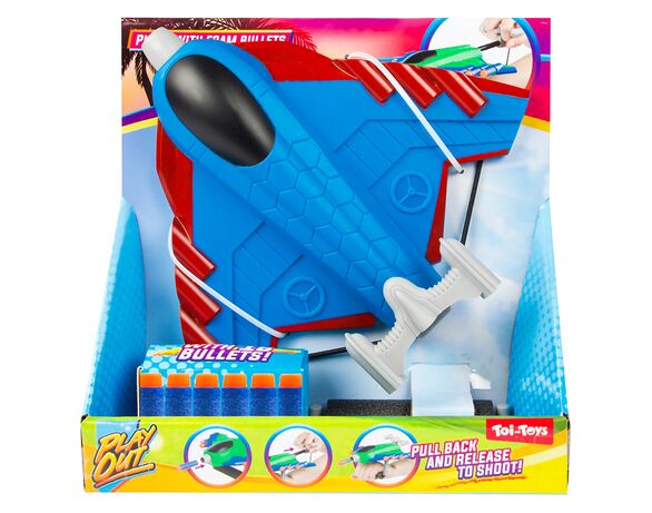 Літак-стрілялка іграшковий з кулями Toi-Toys Аврора з доставкою