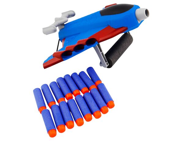 Літак-стрілялка іграшковий з кулями Toi-Toys Аврора картинка 3 фото