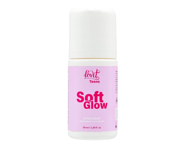Дезодорант для  дівчат Lovit Teens Soft Glow кульковий 50 мл Аврора каталог