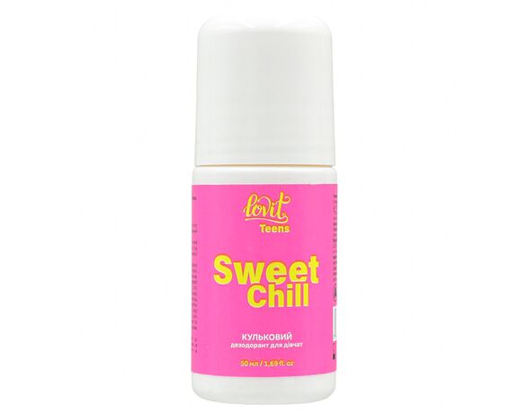 Дезодорант для дівчат Lovit Teens Sweet Chill кульковий 50 мл Аврора каталог