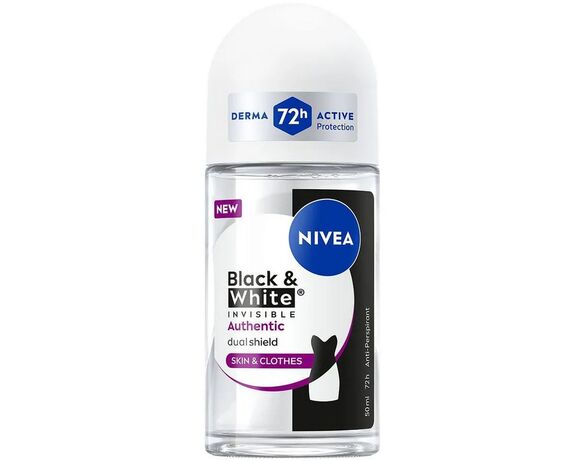 Антиперспірант жіночий NIVEA DEO B&W Невидимий автентичний кульковий 50 мл Аврора дешево