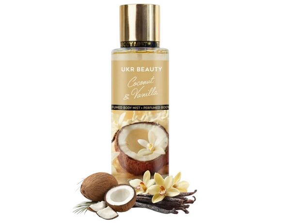 Вода запашна для тіла UKR BEAUTY Coconut&Vanilla 250 мл Аврора фото