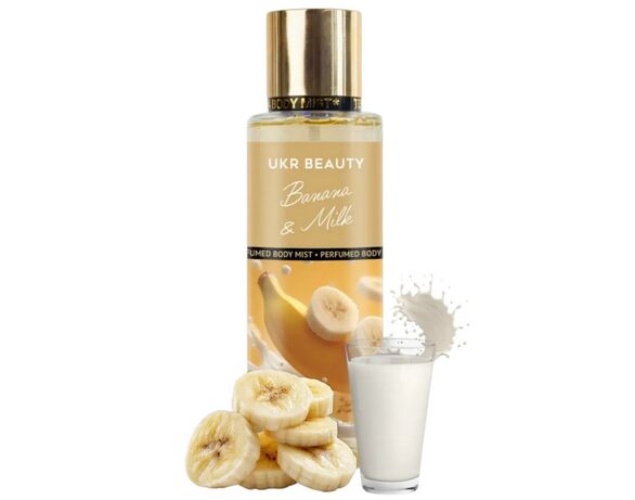 Вода запашна для тіла UKR BEAUTY Banana&Milk 250 мл Аврора дешево